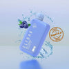 ELF BAR BC 10000 Puffs Disposable Vape in Blueberry flavor with Vape24.ai branding on a water splash background.