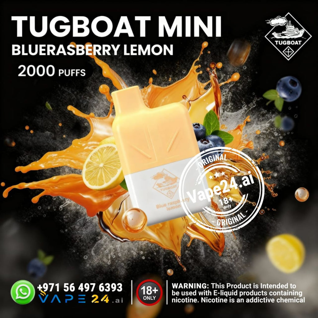 Tugboat Mini 2000 Puffs 2% Disposable Vape in UAE