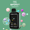 MASKKING SPIRIT 25000 Puffs Disposable Vape in Bubblegum flavor with colorful candy background.