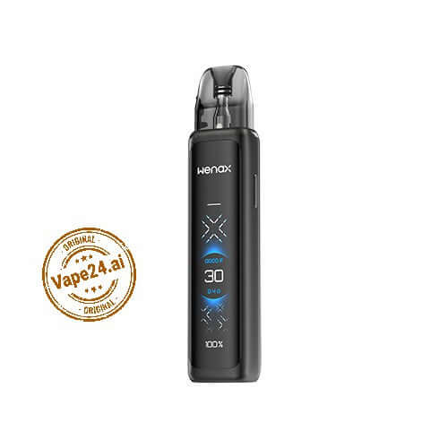 GeekVape Wenax Q Ultra Pod Kit 1300mAh showcasing sleek design and touchscreen features for enhanced vaping experience.