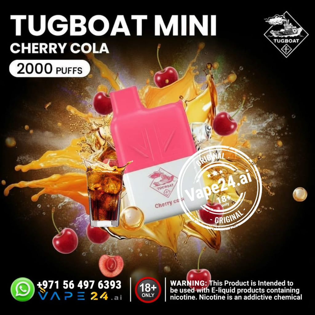 Tugboat Mini 2000 Puffs 2% Disposable Vape in UAE