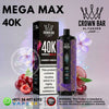 Al-Fakher-Crown-Bar-Mega-Max-40k-Puffs-Cherry-Fiesta