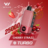 Wave Turbo 25,000 Puffs Disposable Vape – Buy in UAE Flavors: Cherry Strazz