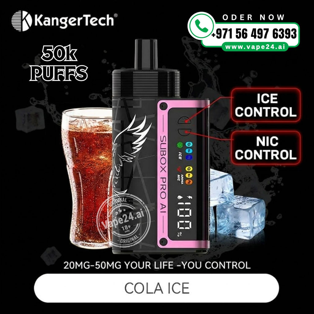 Kanger SUBOX PRO AI 50000 Puffs Disposable Vape Dubai Nic Control