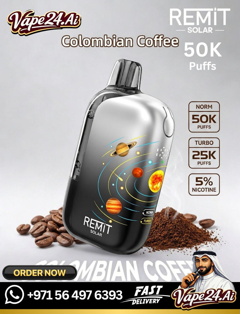 REMIT Solar 50000 Puffs Disposable Vape in Dubai UAE