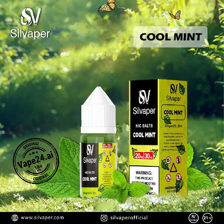 Silvaper Salt Nic 20mg 30ml – Premium E-Liquid in UAE Flavors: Cool Mint