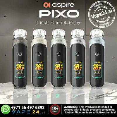 Aspire Pixo Pod Vape Kit 1100mAh – Buy Online in UAE Colors: Beige