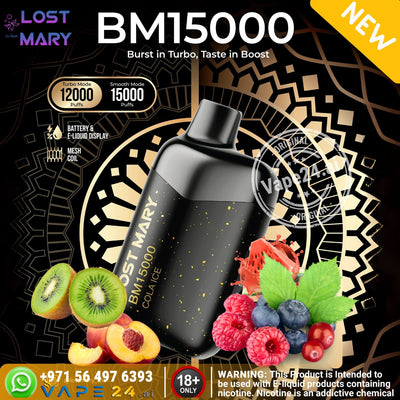 LOST MARY BM15000 Disposable Vape – 15000 Puffs in Dubai