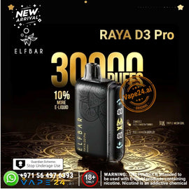 Elf Bar Raya D3 Pro 30000 Puffs Vape in Dubai UAE
