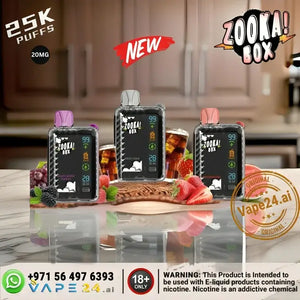 ZOOKA BOX 25K PUFFS – Best Disposable Vape 20MG Dubai Flavors: Double Apple