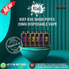 KIEF K30 30000 Puffs 20MG Disposable Vape with bold design and branding, featured on a sleek background.