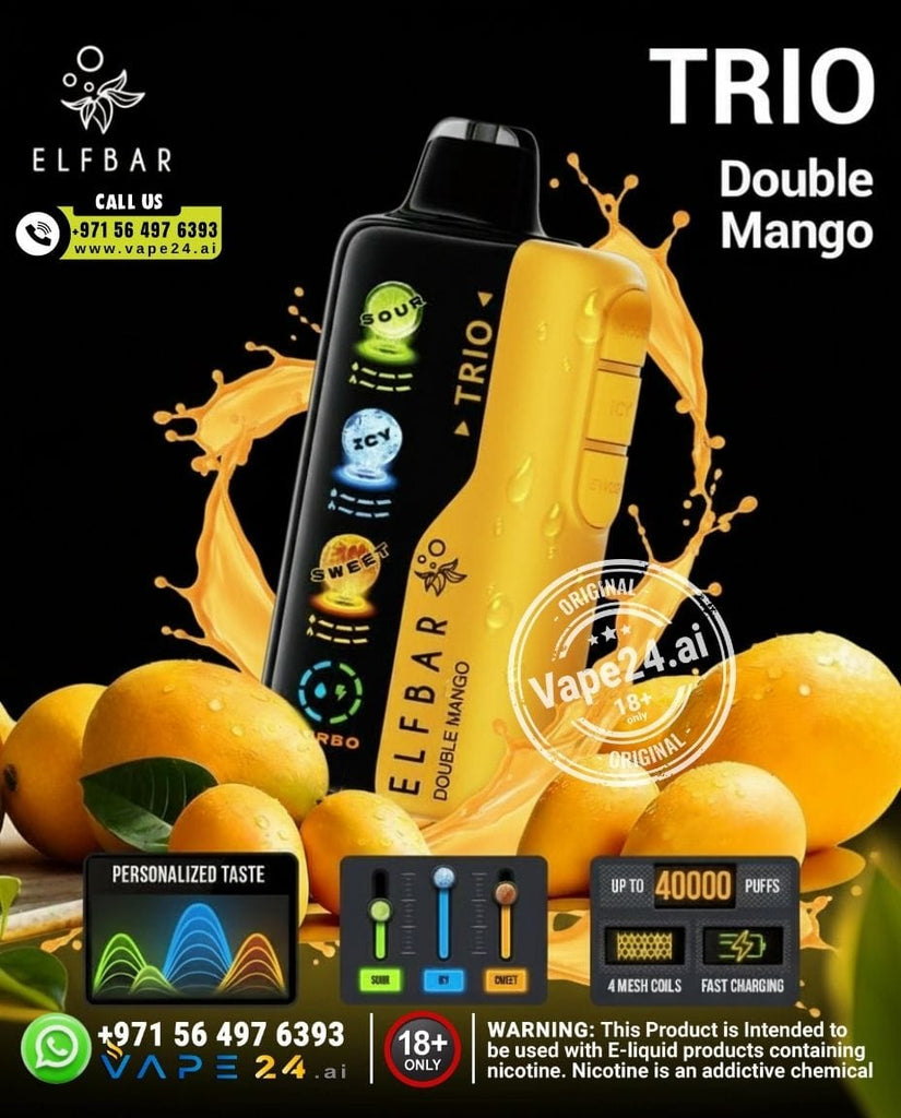 ELF BAR Trio 40K Disposable Vape 40000 Puffs – Custom Flavor Modes | Dubai UAE