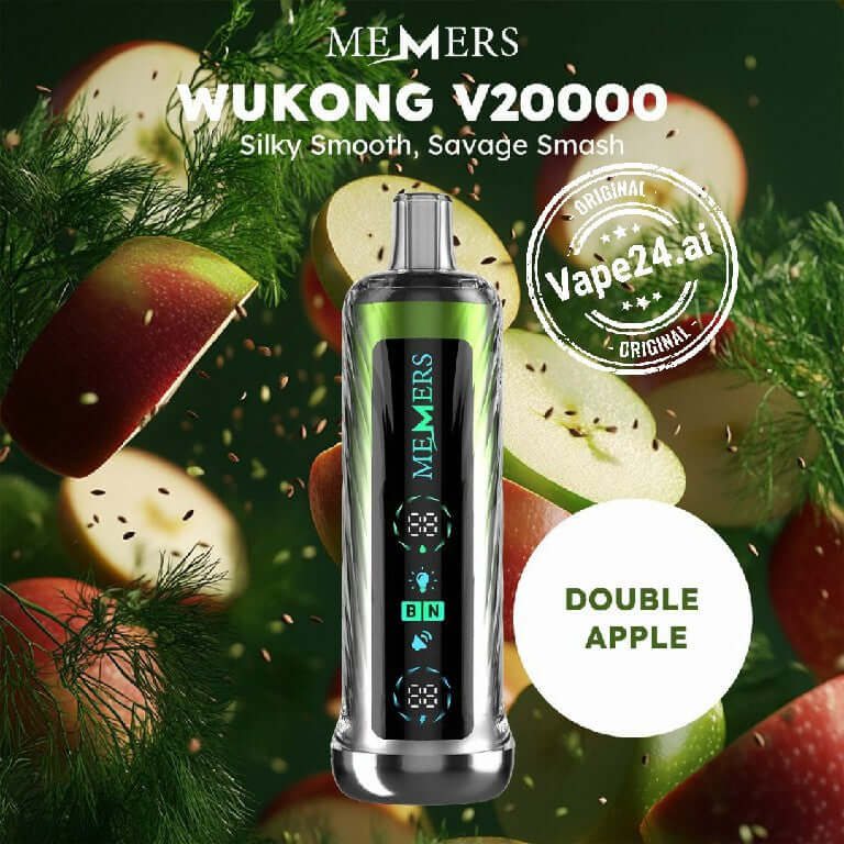 MEMERS Wukong V20K Shisha Vape – 20,000 Puffs in Dubai Flavors: Double Apple