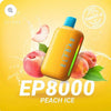 ELF Bar EP8000 Disposable Vape - 8000 Puffs in DubaiFlavors ::: peach