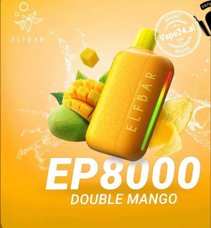 ELF Bar EP8000 Disposable Vape - 8000 Puffs in DubaiFlavors ::: Grape