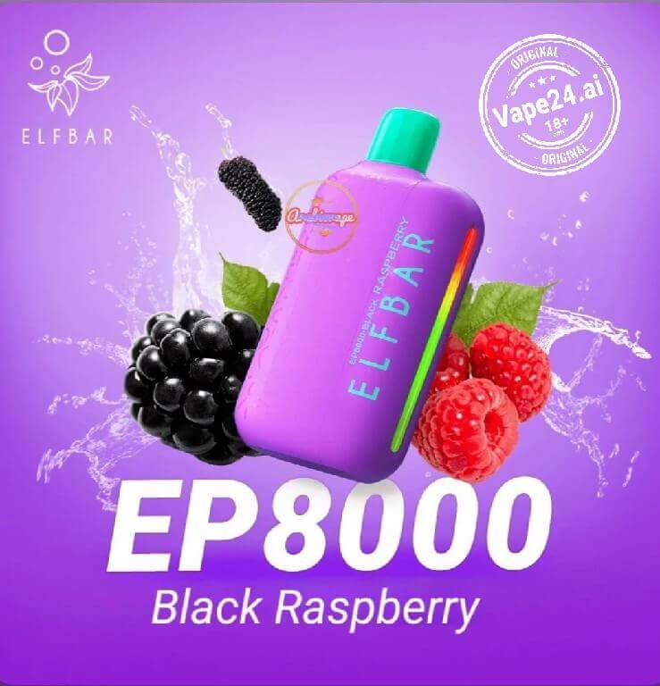 ELF Bar EP8000 Disposable Vape - 8000 Puffs in DubaiFlavors ::: Grape