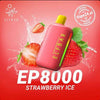 ELF Bar EP8000 Disposable Vape - 8000 Puffs in DubaiFlavors ::: Strawberry Ice