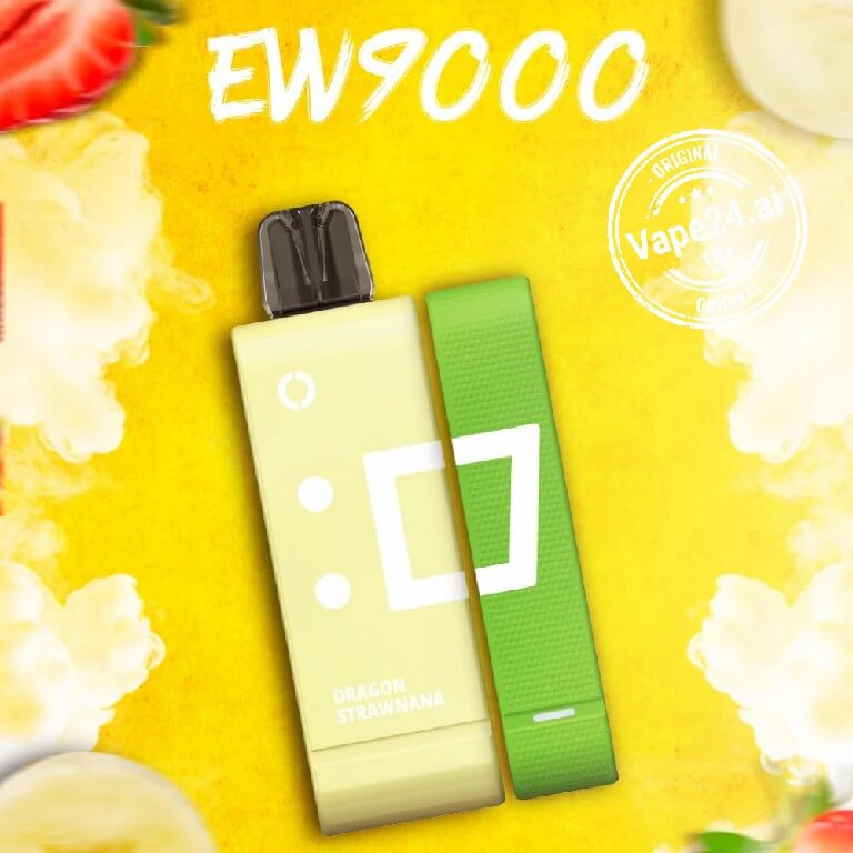 Elf Bar EW9000 Disposable Pods – 9000 Puffs in UAE Flavors: Dragon Strawnana