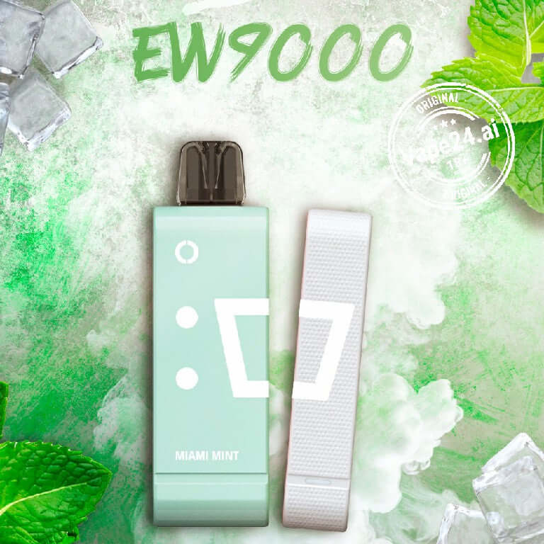 Elf Bar EW9000 Disposable Pods – 9000 Puffs in UAE Flavors: Miami Mint