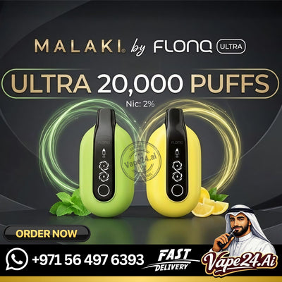 FLONQ Ultra 20000 Puffs Disposable Vape by MALAKI in Dubai, UAE
