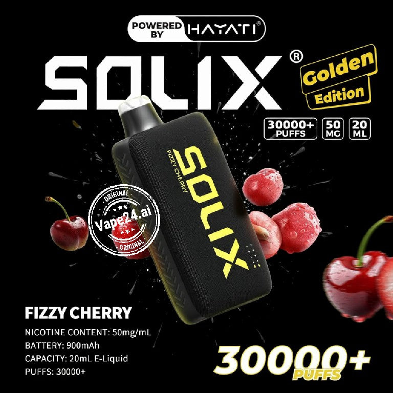 Hayati Solix 30000 Puffs Golden Edition Disposable Vape  in Dubai UAE