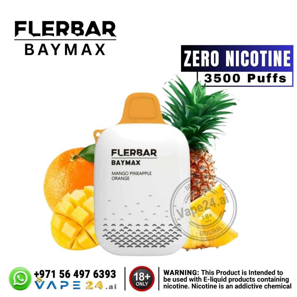 Flerbar_Baymax_Zero_nic_-mango-pineapple-orange
