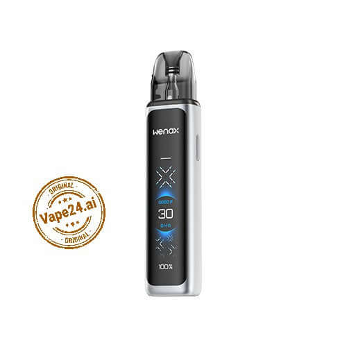 GeekVape Wenax Q Ultra Pod Kit 1300mAh showcasing touchscreen and sleek design for superior vaping experience.