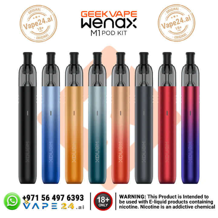 GeekVape Wenax M1 Pod Kit - 13W MTL Vaping in Dubai vape24.ai GeekVape Wenax M1 Pod Kit - 13W MTL Vaping in Dubai vape24.ai