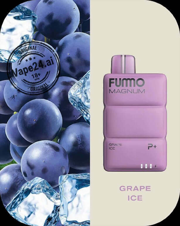 Buy Fummo Magnum 8000 Puffs Disposable Vape in Dubai Flavors: Grape Ice