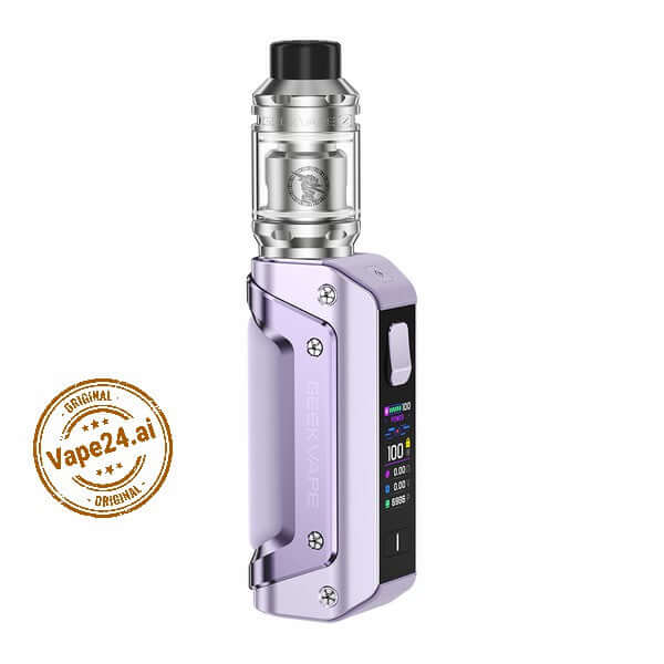GeekVape Aegis Solo 3 Kit 100W/3000mAh in purple, showcasing its sleek design and advanced features for vapers.