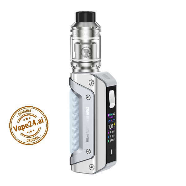 GeekVape Aegis Solo 3 Kit 100W/3000mAh in silver, perfect for vaping enthusiasts in Dubai.