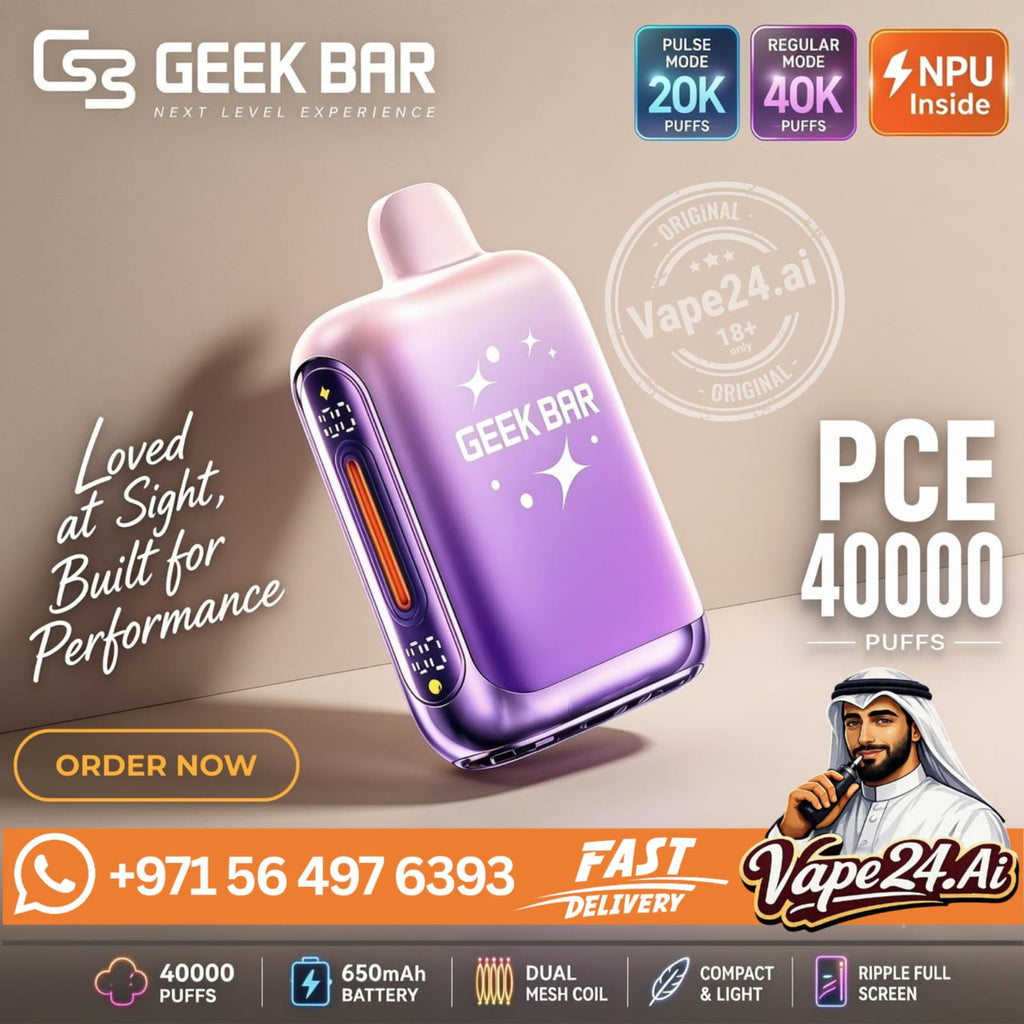 Geek Bar PCE 40000 Puffs Disposable Vape