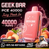 Geek Bar PCE 40000 Puffs Disposable Vape Juicy Peach Ice