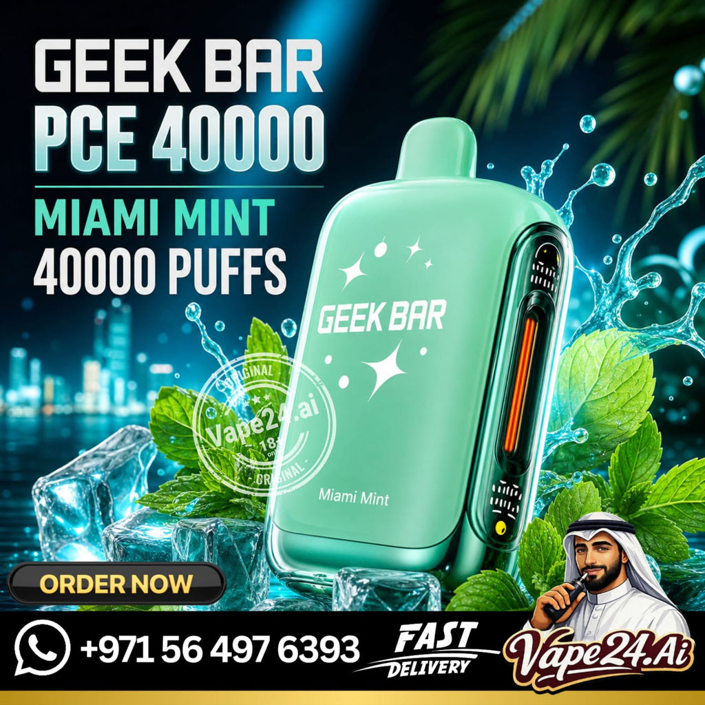 Geek Bar PCE 40000 Puffs Disposable Vape Miami Mint