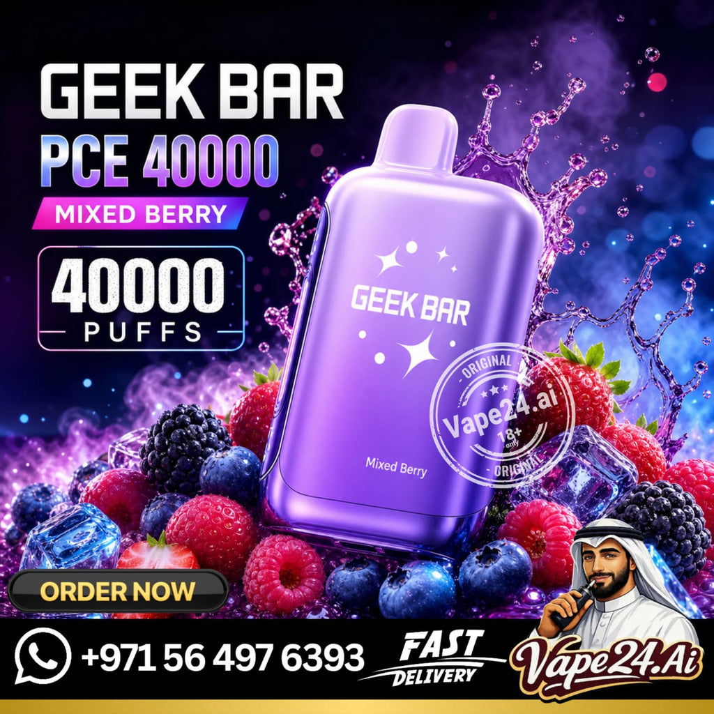 Geek Bar PCE 40000 Puffs Disposable Vape Mixed Berry
