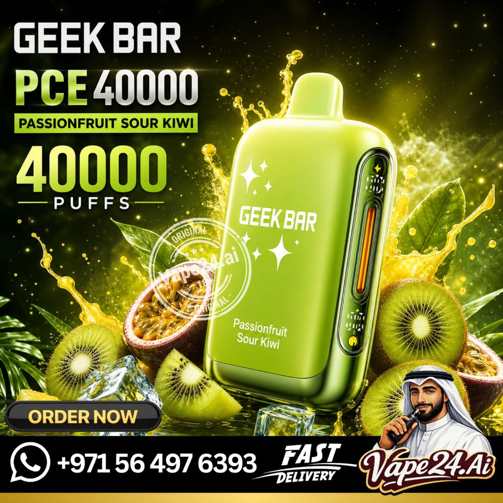 Geek Bar PCE 40000 Puffs Disposable Vape Passionfruit Sour Kiwi