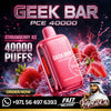 Geek Bar PCE 40000 Puffs Disposable Vape Strawberry Ice