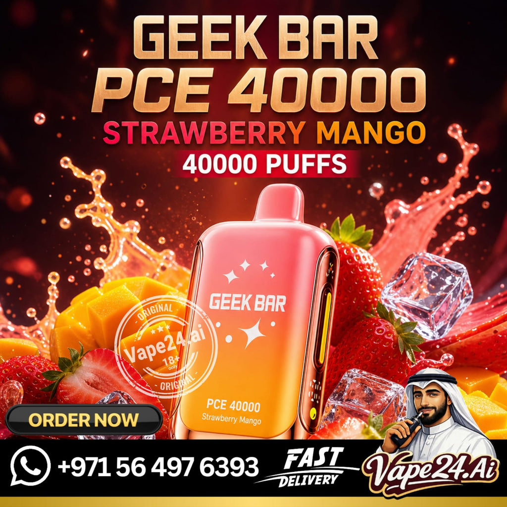 Geek Bar PCE 40000 Puffs Disposable Vape Strawberry Mango