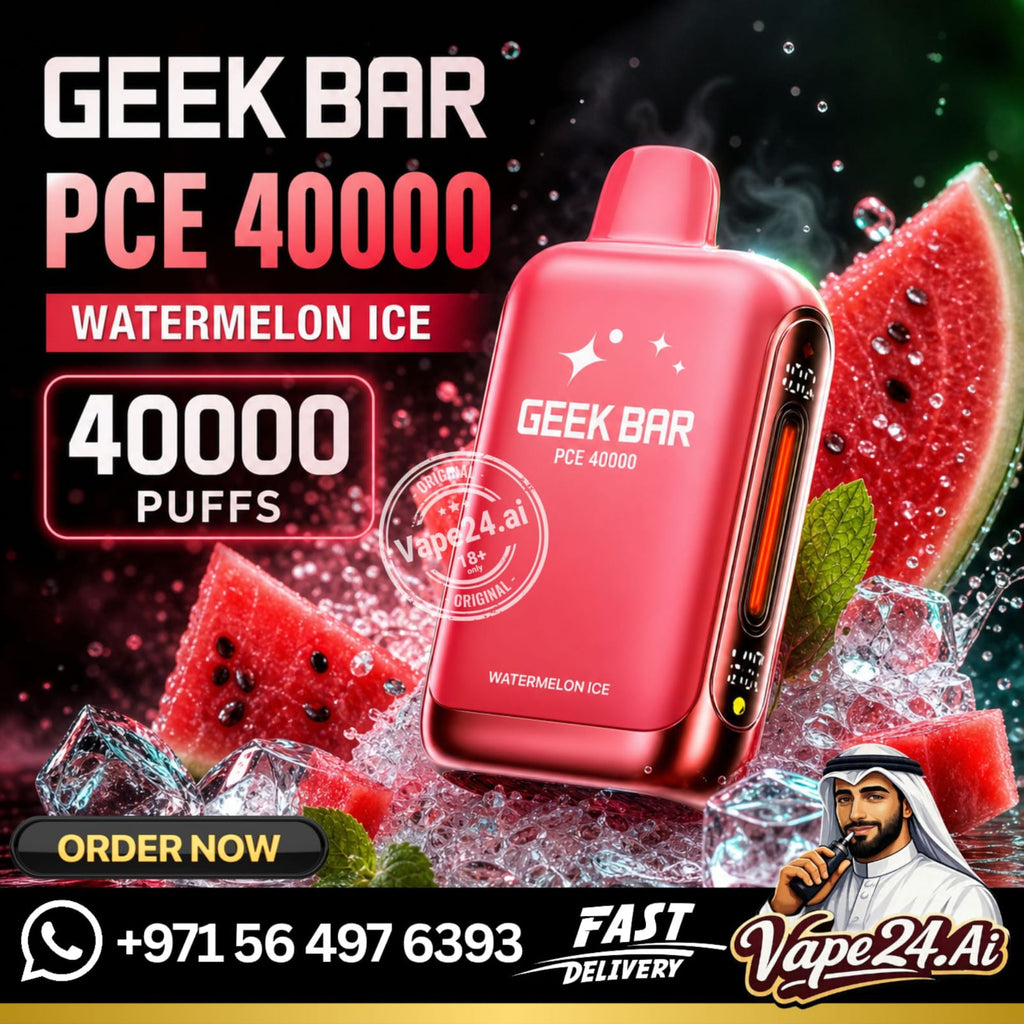 Geek Bar PCE 40000 Puffs Disposable Vape Watermelon Ice