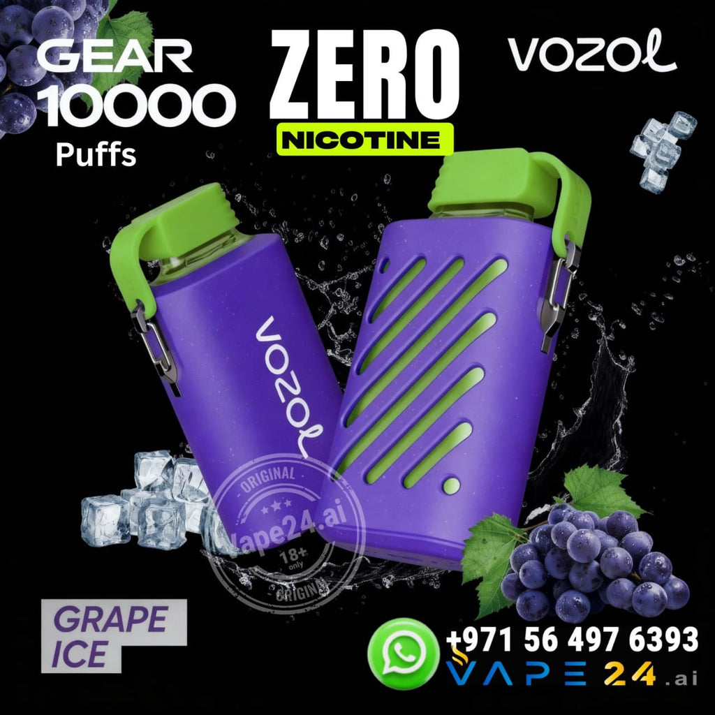 Vozol Gear 10000 Puffs Zero Nicotine (0%) Disposable Vape in Dubai