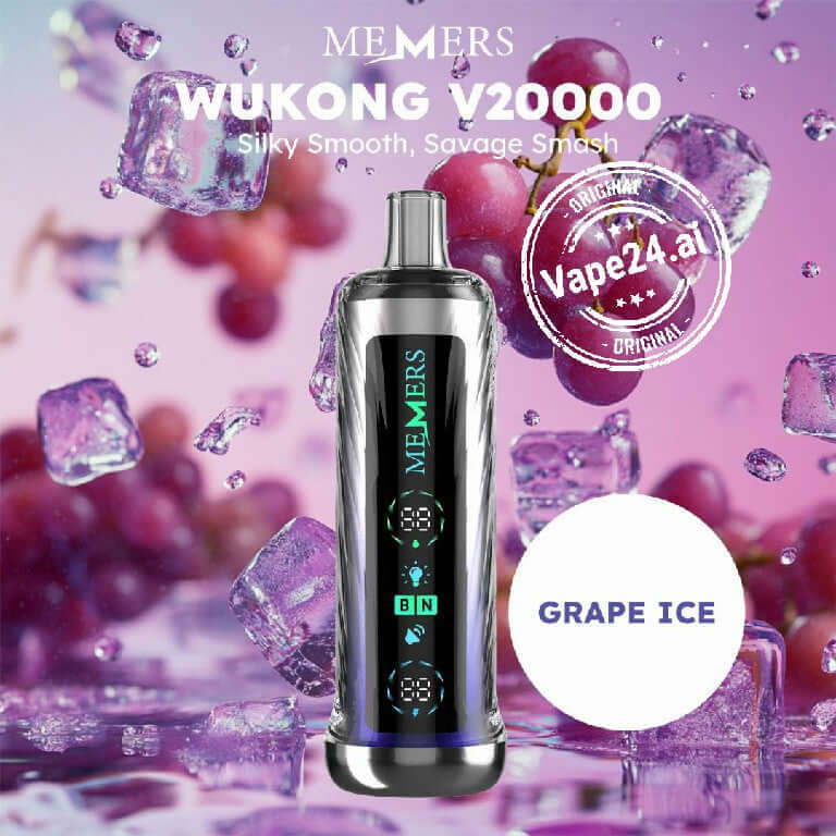 MEMERS Wukong V20K Shisha Vape – 20,000 Puffs in Dubai Flavors: Grape Ice