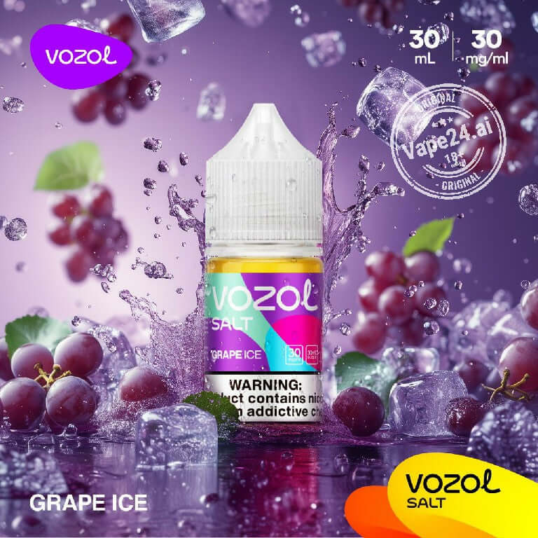 Buy Vozol Saltnic 30MG & 50MG E-liquid in Dubai - Best Price Flavors ::: GRAPE ICE