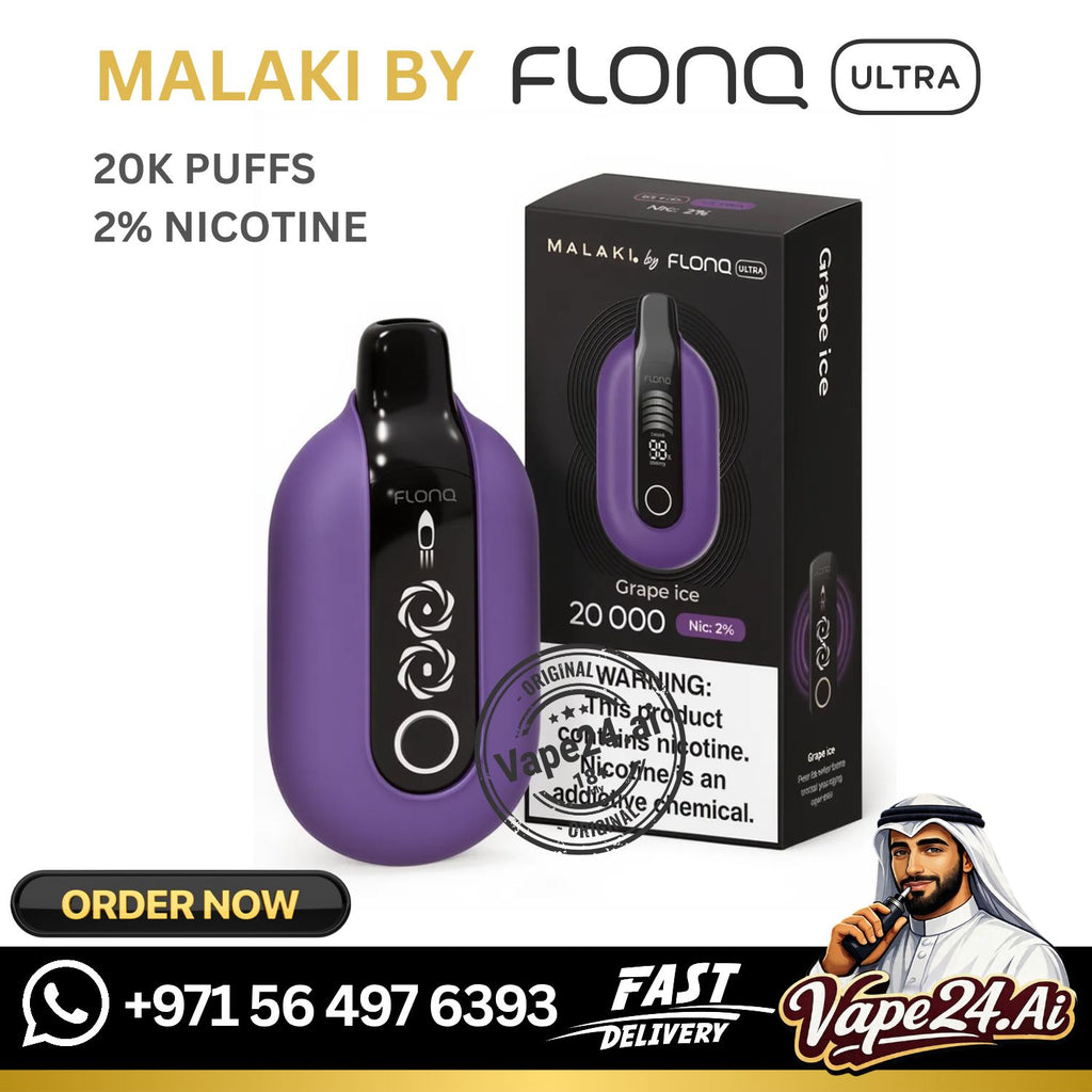 FLONQ Ultra 20000 Puffs Disposable Vape by MALAKI in Dubai, UAE