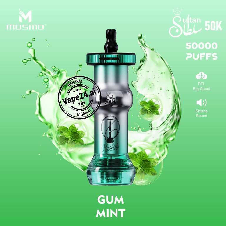 Mosmo Sultan 50000 Puffs (DTL) Disposable E-Hookah Dubai