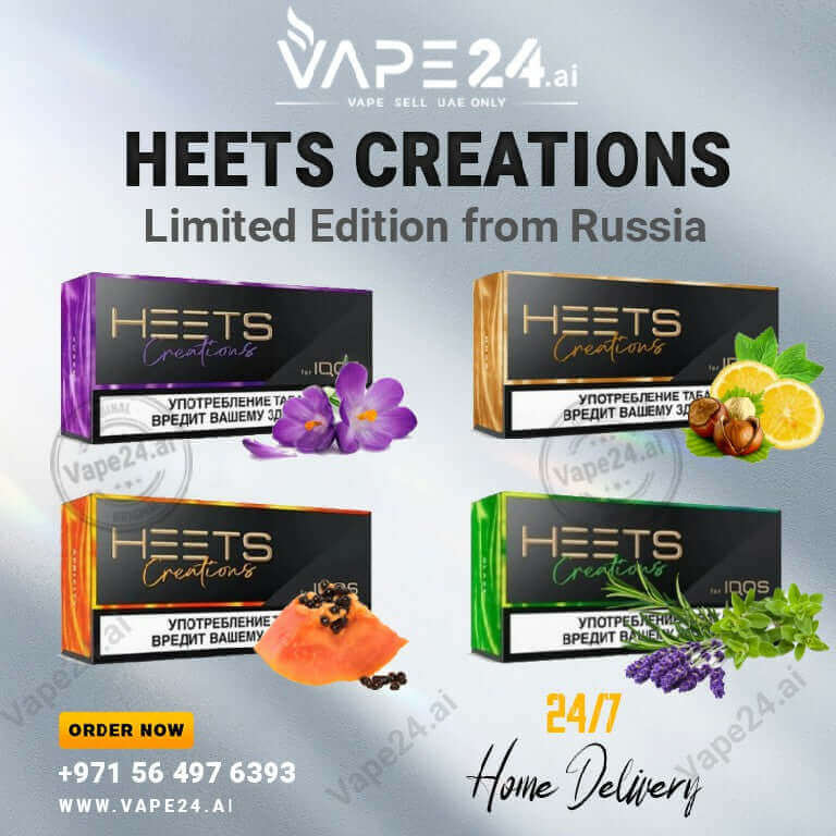 HEETS Creations Russian Edition: Premium IQOS-Compatible Tobacco Sticks | Vape24.ai Dubai UAEDubai UAE,Expertly Crafted Blends,Flavors,Heets,HEETS Compatible,IQOS-Compatible,Limited Edition,Premium Tobacco,Russian Edition,Smoking Experience,Specially Sele