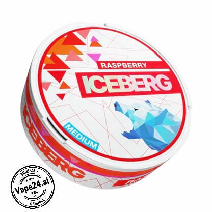 Iceberg Nicotine Pouches - Buy in Dubai, UAE Flavors: Raspberry – 20mg