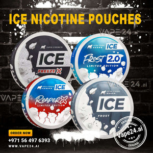 ICE Nicotine Pouches in Dubai, UAE Flavors- : Blueberry 8mg