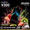 IGNITE V300 (30,000) Puffs Rechargeable Disposable Vape Strawberry Kiwi