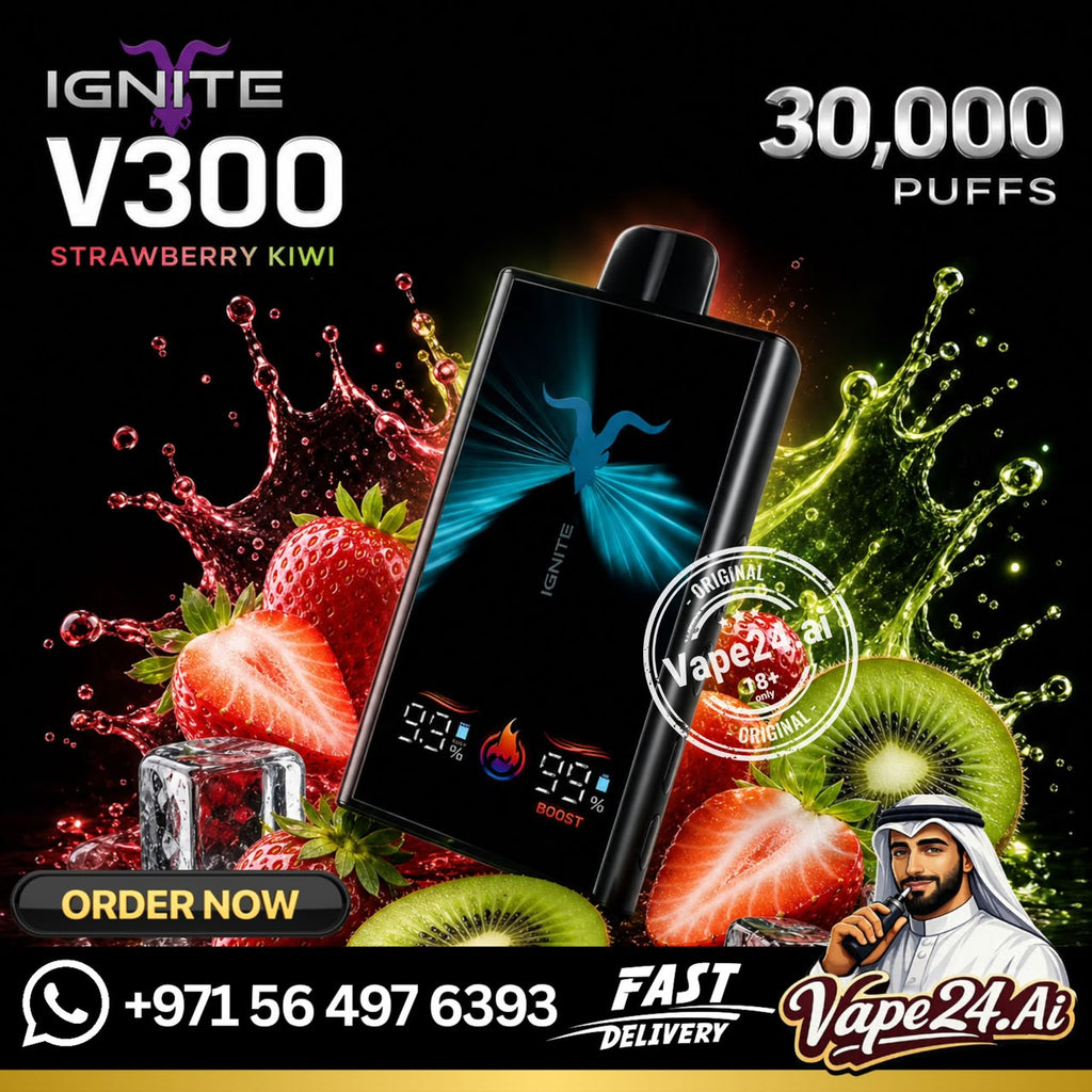 IGNITE V300 (30,000) Puffs Rechargeable Disposable Vape Strawberry Kiwi