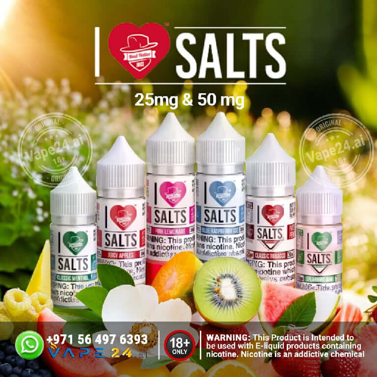 I Love Salt Vape E-Liquid 25MG & 50MG - All Flavors in Dubai